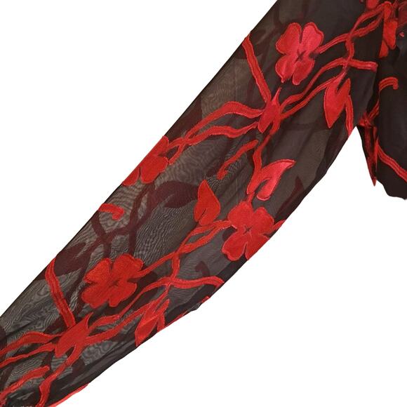 Kensie Floral Print Ruffled Dress - Picture 3 of 11